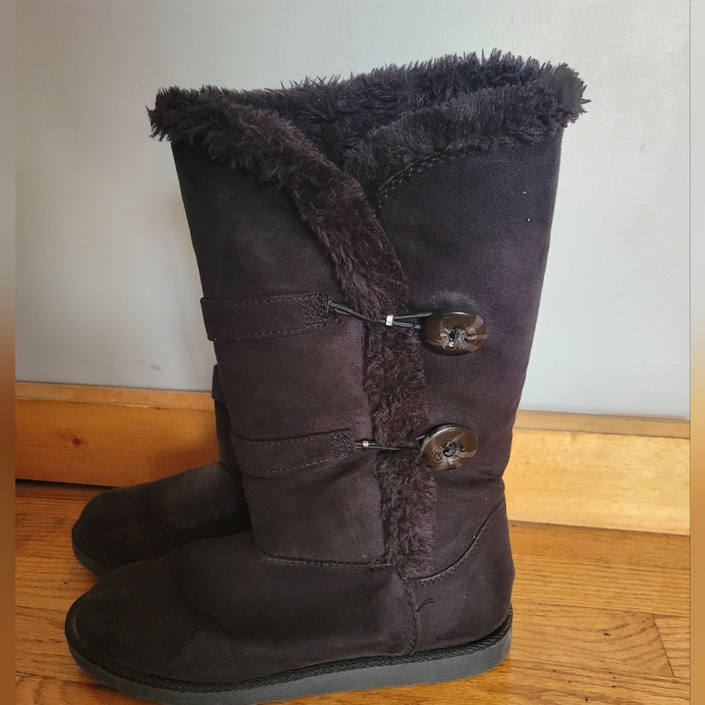 Women's Black Suede Boots